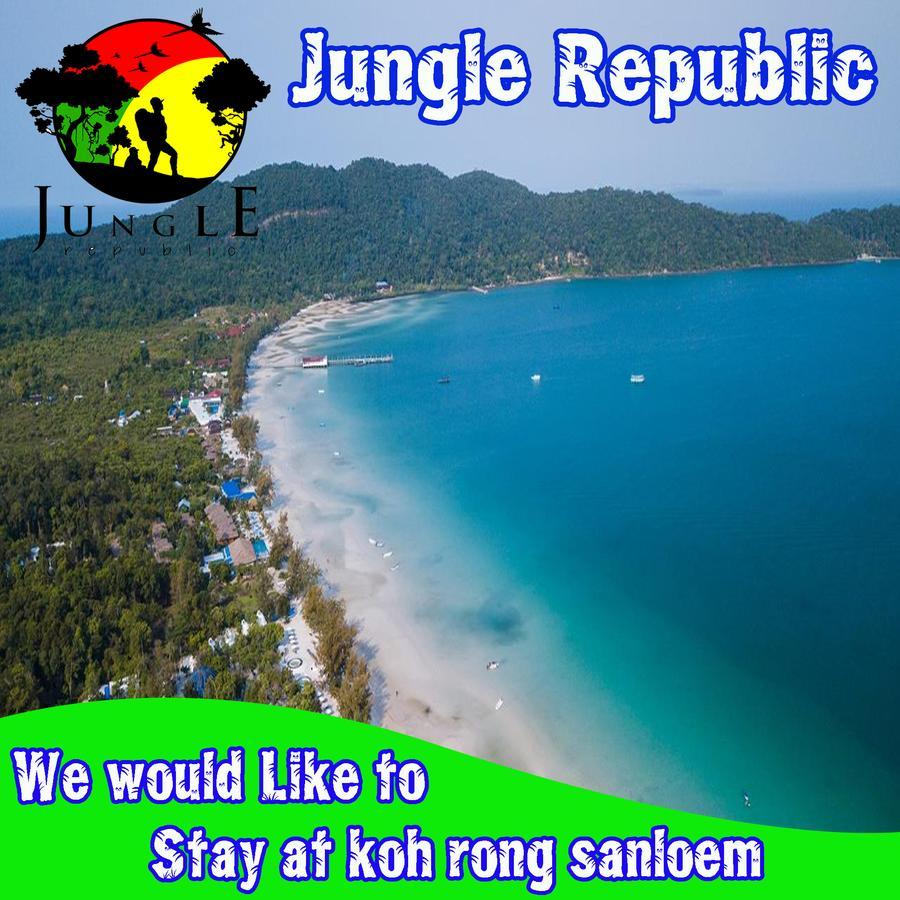 Jungle Republic Hostel Koh Rong Sanloem Exterior photo